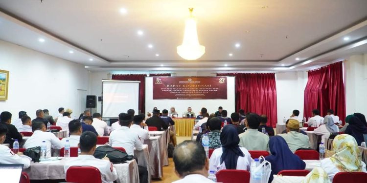 Rakor KPU Pohuwato, Iskandar Optimis Capai Target Partisipasi Pemilih di Pilkada 2024