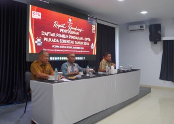 KPU Pohuwato Ikuti Rakor DPTb Jelang Pilkada 2024