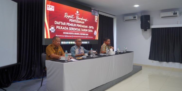 KPU Pohuwato Ikuti Rakor DPTb Jelang Pilkada 2024