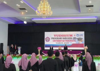 Yudisium 2024: 98 Mahasiswa UNIPO Kampus II Boalemo Menyandang Gelar Sarjana