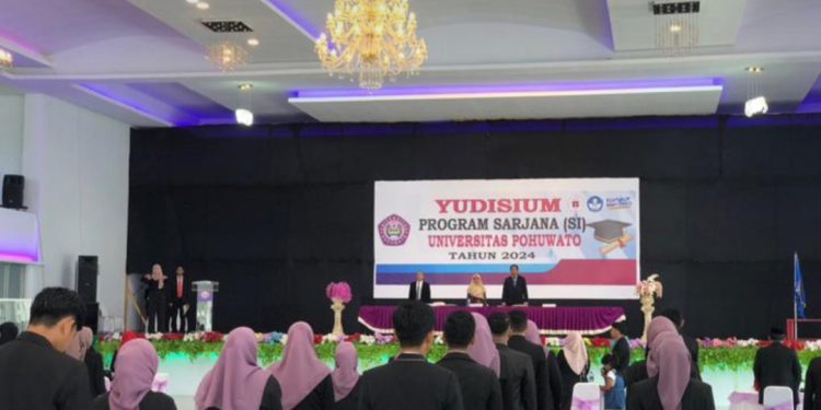 Yudisium 2024: 98 Mahasiswa UNIPO Kampus II Boalemo Menyandang Gelar Sarjana