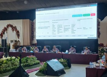 Hadiri Rapat Pleno Rekapitulasi Tingkat Provinsi , Bawaslu Pohuwato: Semua Berjalan Transparansi