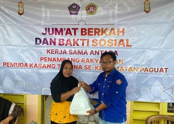 Tradisi Jumat Berkah: Penambang Pohuwato Salurkan 90 Paket Bantuan di Paguat