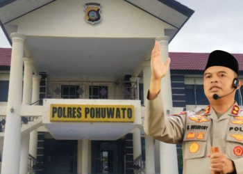 Hari Kedua Krisis Air Bersih, Polres Pohuwato Turun Tangan Distribusikan Bantuan